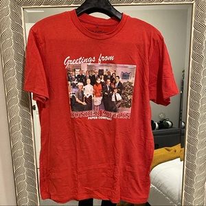 Red The Office Christmas Shirt